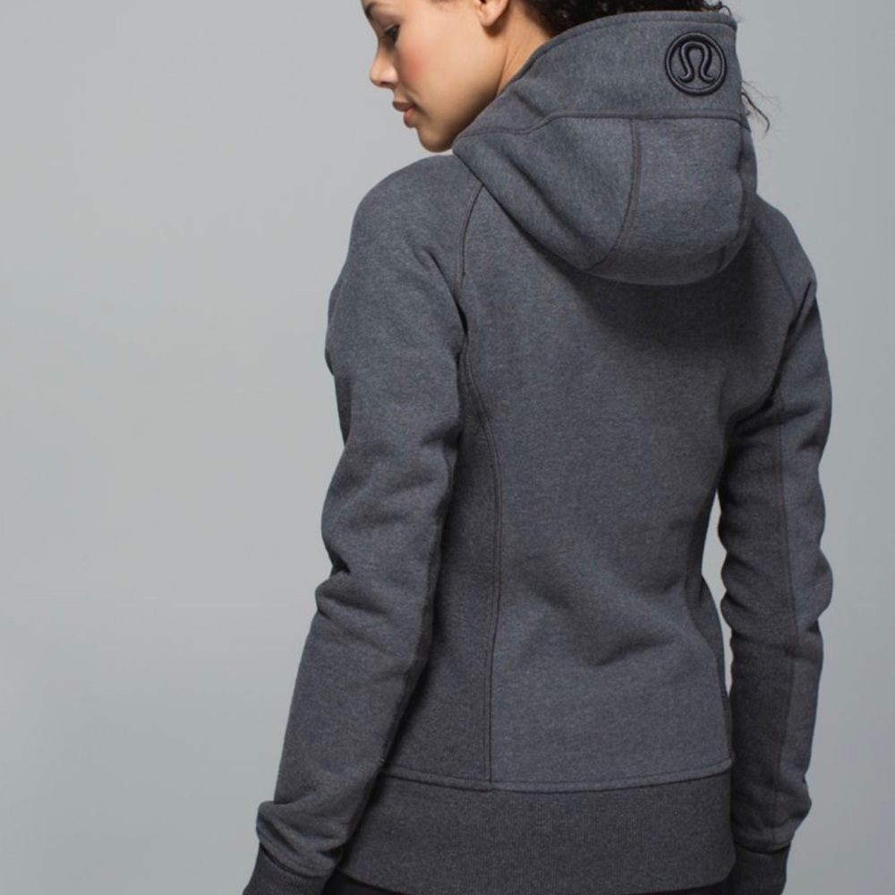 Dark Gray Lululemon Scuba Hoodie Full Zip